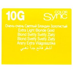 Matrix Color Sync краска для волос без аммиака, 10G очень-очень светлый блондин золотистый, 90 мл