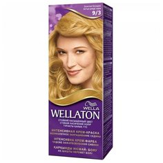 Wellaton стойкая крем-краска для волос, 9/3 золотой блондин