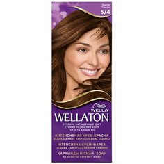 Wellaton стойкая крем-краска для волос, 5/4 каштан