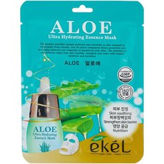 Ekel Маска тканевая Ultra Hydrating Essense Mask с экстрактом алоэ, 25 мл