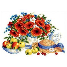 Каролинка Набор для вышивания Летние дары 23 x 30 см (кткн144(р))