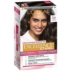 LOreal Paris Excellence стойкая крем-краска для волос, 2.00 темно-коричневый