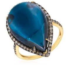 Бронницкий Ювелир Кольцо из белого золота юаR13506WQM, размер 16