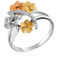 Бронницкий Ювелир Кольцо из золота юпR-47590, размер 16.5