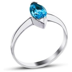 Silver WINGS Кольцо с топазами из серебра 210009-70-257, размер 17