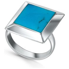 Silver WINGS Кольцо с бирюзой из серебра 21jr30097-28, размер 19