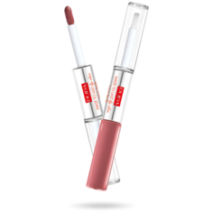 Pupa помада для губ жидкая и верхнее покрытие Made to Last Lip Duo, оттенок 010 Vintage Pink