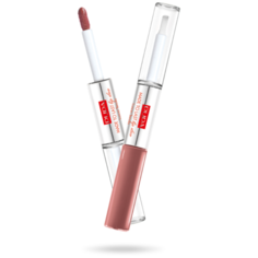 Pupa помада для губ жидкая и верхнее покрытие Made to Last Lip Duo, оттенок 011 Natural Brown
