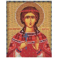 Радуга бисера Набор для вышивания бисером Святая Марина 12 х 14.5 см (В-329)