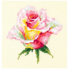Чудесная Игла Набор для вышивания Нежная роза 11 x 11 см (150-004)