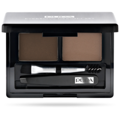 Pupa Набор для бровей Eyebrow Design Set 002 brown