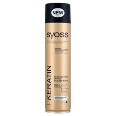 Syoss Лак для волос Keratin, экстрасильная фиксация, 400 мл