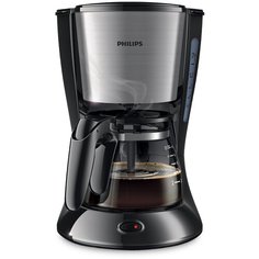 Кофеварка Philips HD7462 Daily Collection, черный/металлик