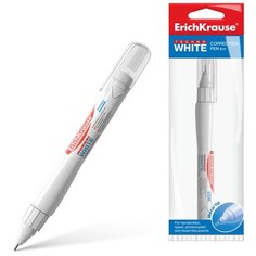 ErichKrause Ручка-корректор Techno white, 6мл белый