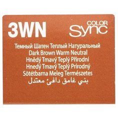 Matrix Color Sync краска для волос без аммиака, 3WN темный шатен теплый натуральный, 90 мл