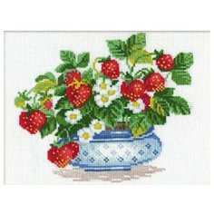 Риолис Набор для вышивания Клубника 30 х 24 см (870)