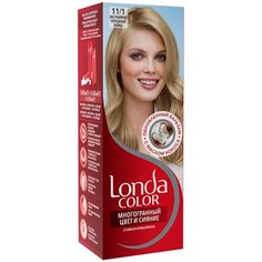 Londa стойкая крем-краска для волос Многогранный цвет и сияние, 11/1 экстраяркий пепельный блонд