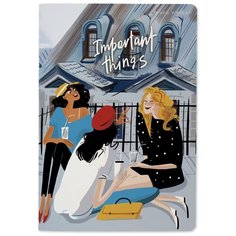 Bruno Visconti Тетрадь Девичник на крыше 7-40-001/30, клетка, 40 л., серый