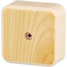 Распределительная коробка IEK КМ41206 наружный монтаж 50x50 мм сосна