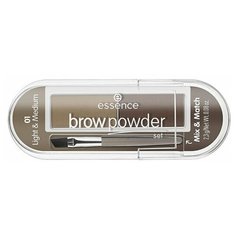 Essence Пудра для бровей Essence Brow Powder Set 01 light and medium