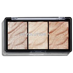 REVOLUTION Палетка хайлайтеров для лица Supreme Highlighters Pro metals
