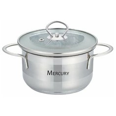 Кастрюля Mercury MC-6051, 0.7 л, серебристый