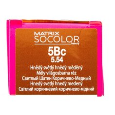 Matrix Socolor Beauty стойкая крем-краска для волос, 5Bc светлый шатен коричнево-медный, 90 мл