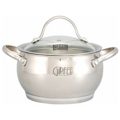Кастрюля GIPFEL TERZA, 3.4 л, серебристый