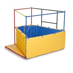 Мат Ранний старт Манеж для комплекса Стандарт и Люкс, желтый/синий