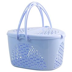 Корзина-переноска для кошек и собак Triol 1040-1 S 40х29х23 см голубой