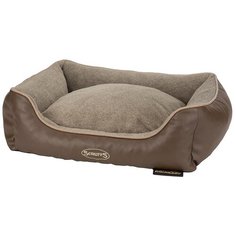 Лежак для собак и кошек Scruffs Chateau Box Bed M 60х50х19 см latte
