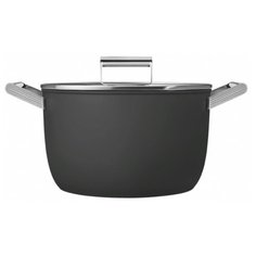 Кастрюля smeg CKFC2611 7.7 л, черный