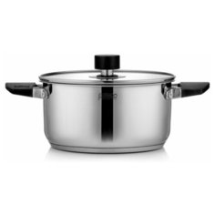 Кастрюля Esprado El Rey 3,1 л, серебристый,черный