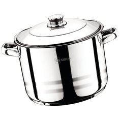 Кастрюля со стальной крышкой Rainstahl RS/CS 2101-26, капсульное дно. Объем 8,5л