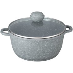 Кастрюля BK-3816 (6) 6,0л SILVER MARBLE Bekker