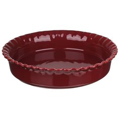 Форма для запекания и сервировки MILLIMI круглая, керамика, 22 4,5см, бордо