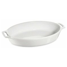 Форма овальная керамическая 29 см, белая, Staub