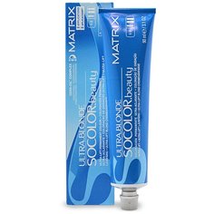 Matrix Socolor Beauty стойкая крем-краска для волос Ultra blonde, UL-NV+ ультра блонд натуральный перламутровый+, 90 мл