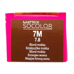 Matrix Socolor Beauty стойкая крем-краска для волос, 7M блондин мокка, 90 мл