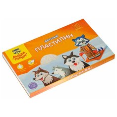 Пластилин Мульти-Пульти Енот на Аляске 18 цветов (ДП_10237)