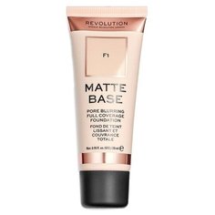 REVOLUTION Тональный крем Matte Base Foundation, 28 мл, оттенок: F1