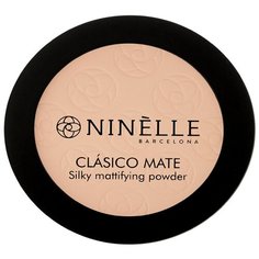 Ninelle Пудра компактная CLASICO MATE 201, светлый бежевый