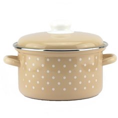 Кастрюля Горох мелкий-Б 2,0 л Эмаль