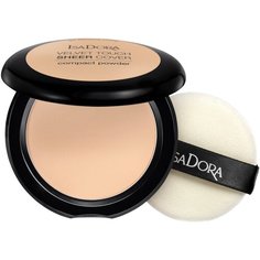 IsaDora Пудра компактная Velvet Touch Sheer Cover Compact Powder 41 Neutral Ivory