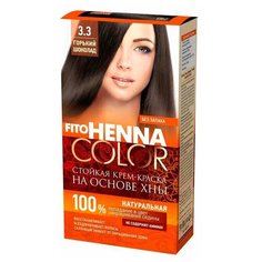 Fito косметик Fito Henna Color краска для волос, 3.3 горький шоколад, 115 мл