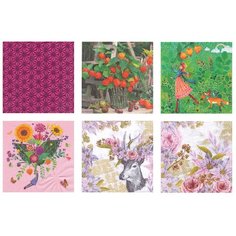 Салфетки для декупажа ассорти SDP №0419-09 33 x 33 см 6 шт. "Восхитительный букет" Love2 Art