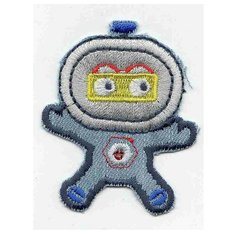 Термоаппликация HKM Робот, 1 шт 6 х 4,5 см