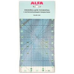 Линейка для пэчворка Alfa 30*15см