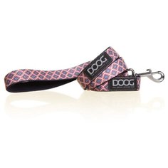 Поводок для собак DOOG "Grommit", розово - синий, L, 130х2.5см (Австралия)