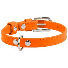 Ошейник COLLAR Glamour без украшений 3200 18-21 см оранжевый